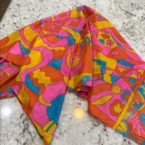 Colorful 💯 silk scarf